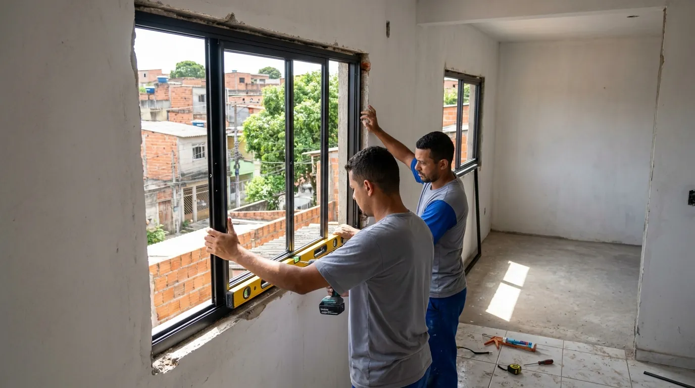 Produção de Portas e Janelas em Uberlândia‑MG